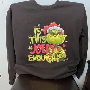 Black Grinch Christmas Sweatshirt